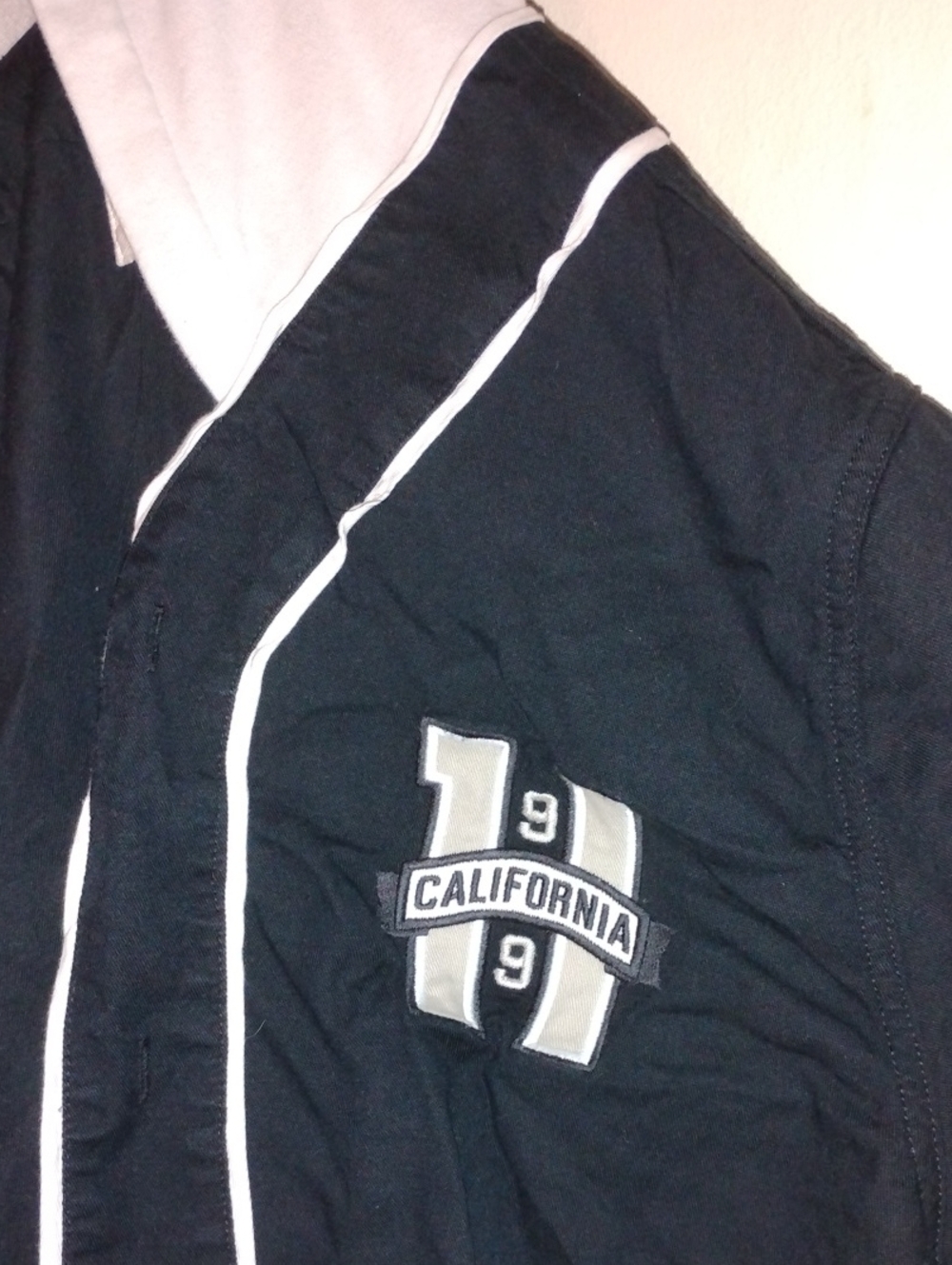 Hollister Navy  with White  Patch